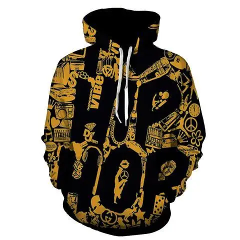 

2018 NEW MEN WOMEN hip-hop priting YELLOW BG HOODIE 3D Hoodie Sweatshirts Pullovers Autumn Tracksuit Winter Loose Thin Hoody