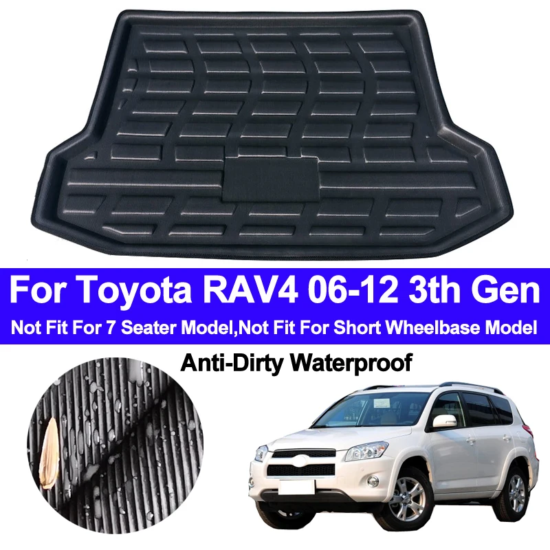 

Rear Boot Cargo Liner Trunk Floor Mat Carpet Tray Pad Mat Carpets For Toyota RAV4 2006 2007 2008 2009 2010 2011 2012 Anti-dirty