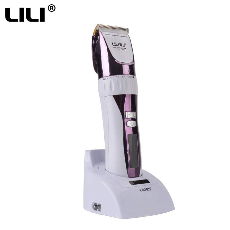 

LILI Rechargeable Electric Haircut Machine Professional LCD Display Hair Clipper Cordless Electric Hair Trimmer RFCD-9111