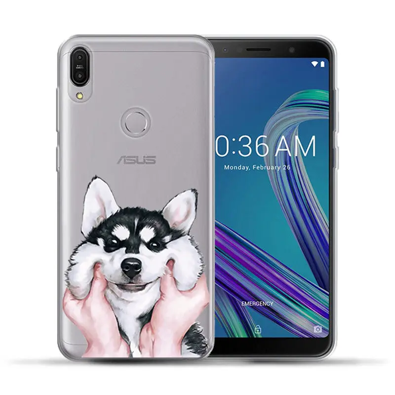 Arvin Clear Silicone Pattern Cover for ASUS Zenfone max Pro m1 ZB601KL Soft TPU Phone Cases for ASUS ZC520KL ZC554KL ZC520TL Bag (11)