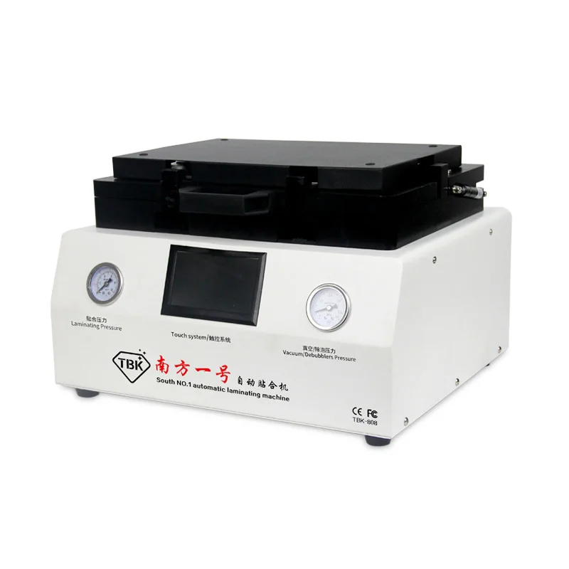  12 inch Curved Screen TBK 808 Vacuum Laminating Bubble Removing Machine Laminator and Debubbler For