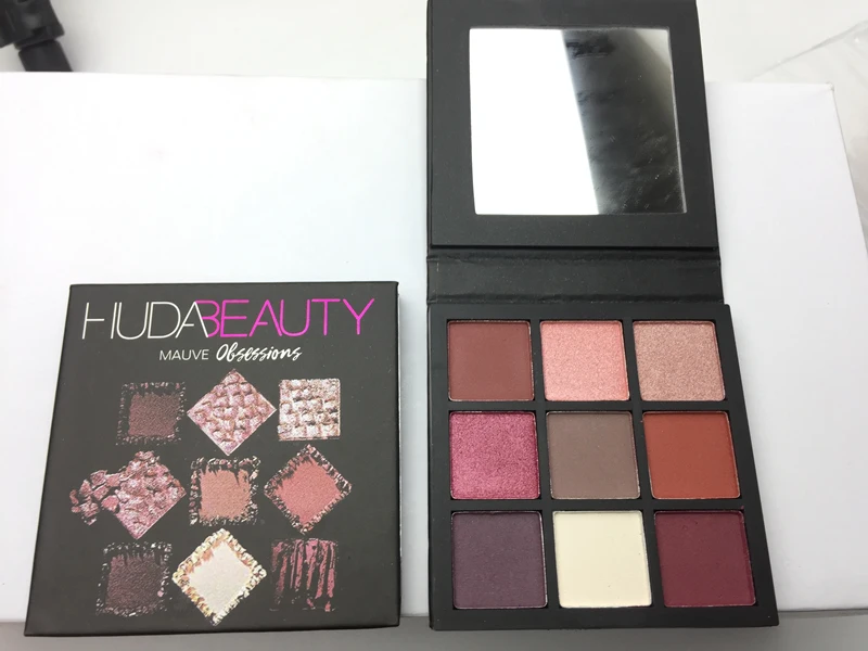 Новинка Huda beauty Ruby Obsessions палитра теней для век Палитра матовая Мерцающая ню макияж дымчатый блеск Тени для век Пудра - Цвет: MAUVE