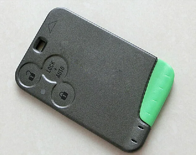 RENAULT Laguna Smart Card 3 Button Key Shell WIth Insert Small Key Blade (7)