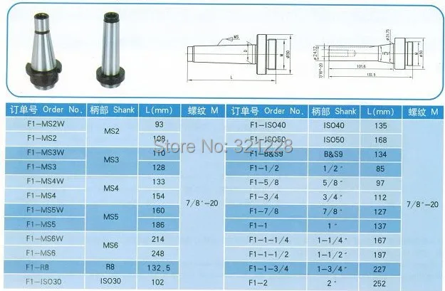 Расточный хвостовик сцепного устройства MT2 конус 2 M10x1.5