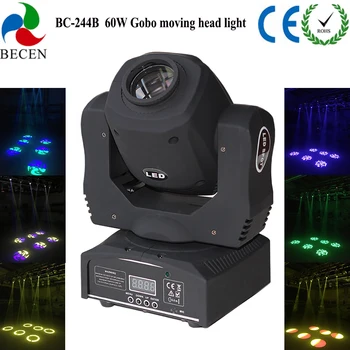 

Stage Lighting 60w LED Gobo Moving Head Light for dj stage club party