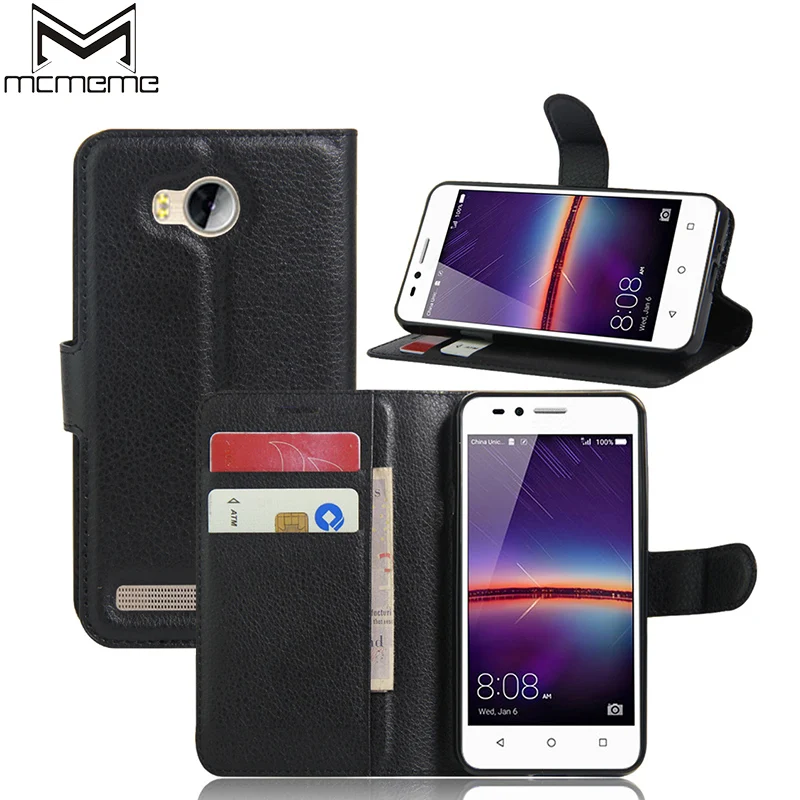 

For Huawei Y3 2 / Y3II Huawei Y3 II Huawei Y5 2 / Y5II Huawei Y5 II Case Cover Wallet Style PU Leather Case Flip Cover Phone Bag