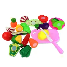Горячая 13 шт. ролевые игры детские кухонные пластиковые игрушки для приготовления пищи набор для приготовления пищи резки фруктов детские развивающие игрушки для детей