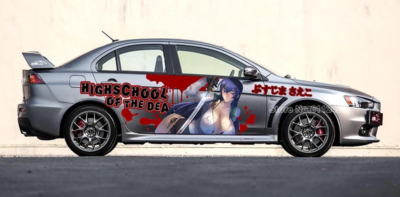 High School of the DeadAnime JDM Car Window Decal Stickers High School of the DeadAnime JDM Car Window Decal Stickers