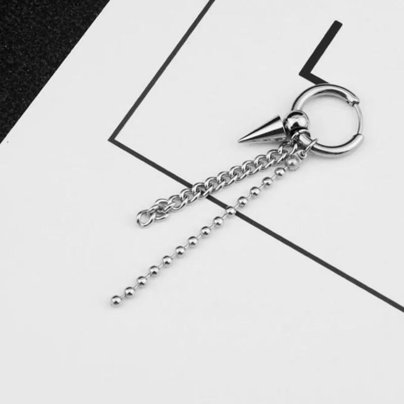 

1pcs Korean Fashion Jewelry Bangtan Boys Album V DNA Geometric Stud Earrings For Women Brincos Vintage Long Earrings Men