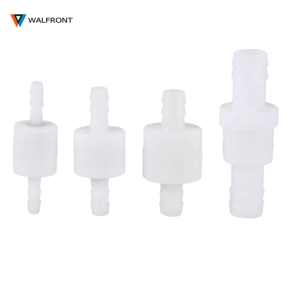 1Pcs Plastic One Way Inline Check Valve Fuel Gas Liquid Water Check