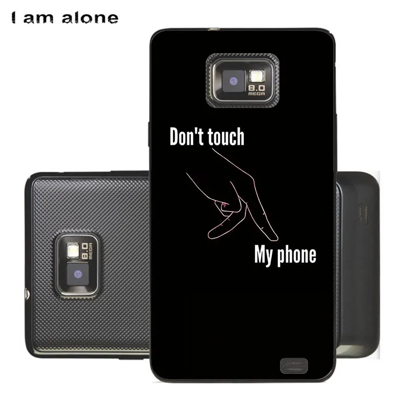 Чехлы для телефонов I am alone для samsung Galaxy S II S2 I9100, 4,3 дюймов, Модный чехол из мягкого ТПУ для мобильного телефона S2 SII