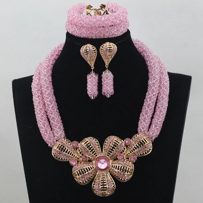Buy Lovely Baby Pink Fashion Girls/Lovers' Gift Jewelry Set for Birthday Party