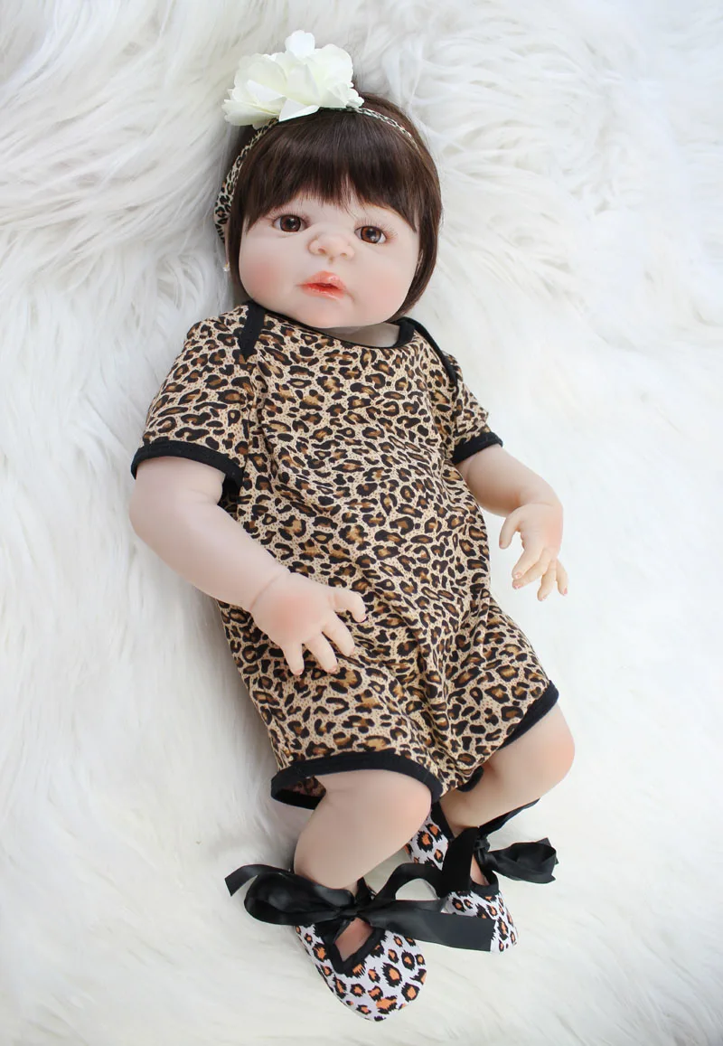 BZDOLL 22 &quotсиликоновая кукла для новорожденных девочек реалистичное платье с