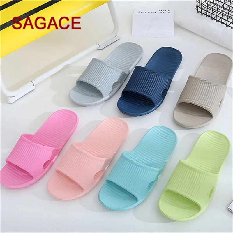 

Casual Slippers Women Couple Flat Bath Slippers Comfort Sandals Flip Flops Spring Summer Sandals Male Indoor & Outdoor Slippers