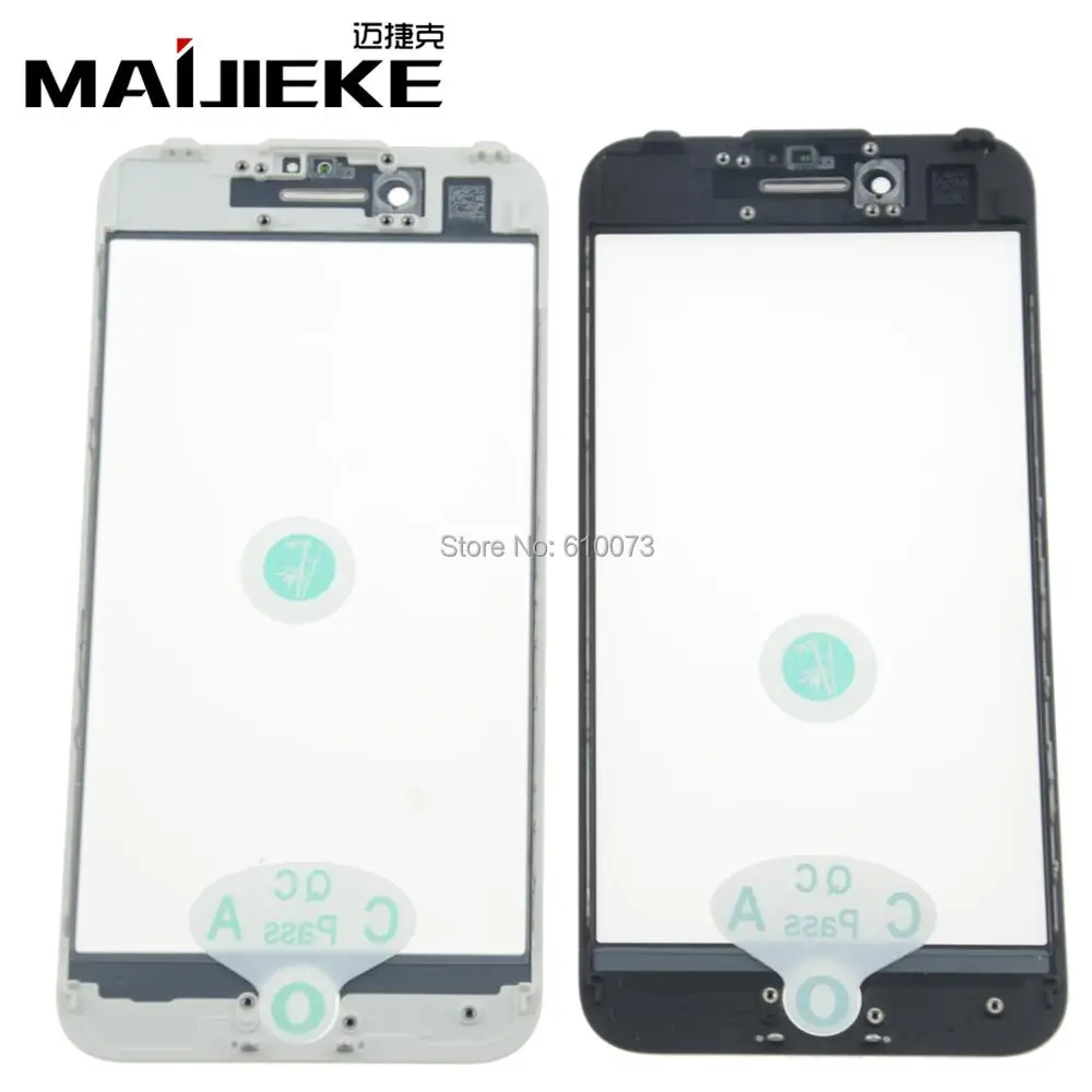 MAIJIEKE A + экран переднее стекло объектив рамка OCA для iphone 5s 5 5c 6 6s 7 plus стеклянный