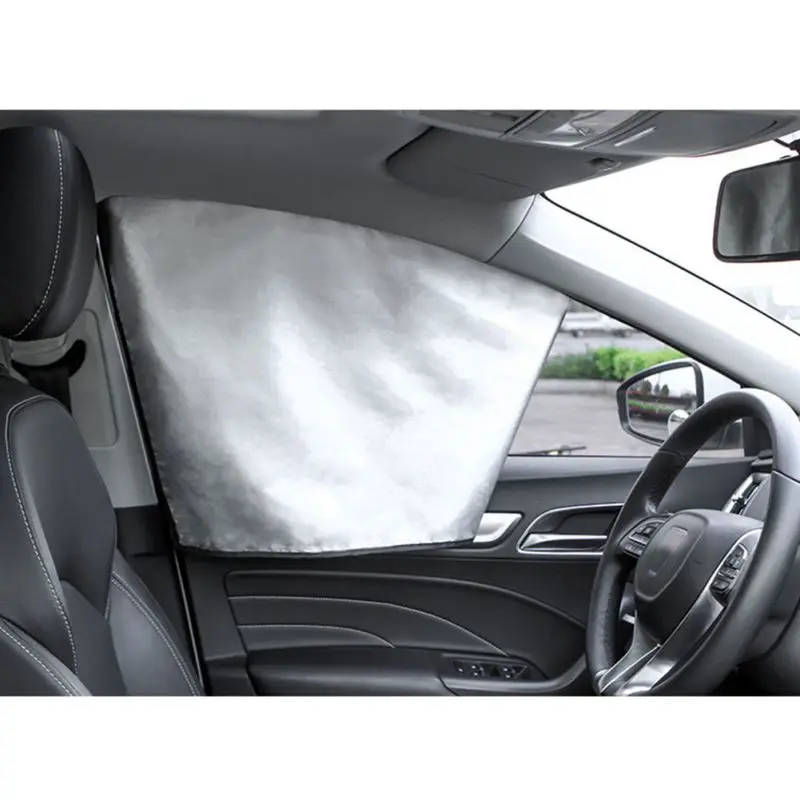 

Dropshipping Magnetism Car Window Sunshade Curtain Foldable Summer Sun Protection Lightproof Insulation Mat
