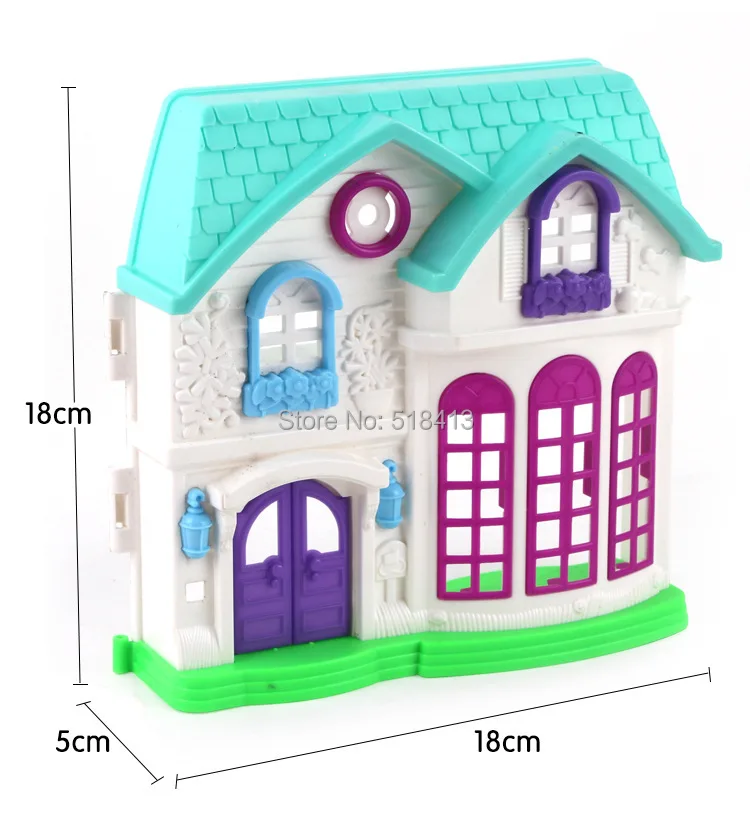 Играть в игрушки Красивая маленькая девочка дом тема люкс вилла для детей Пластик Унисекс прямые продажи