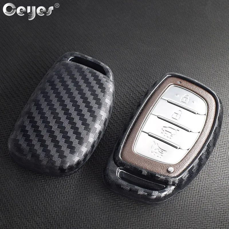 Carbon fiber key cover for HYUNDAI (1)