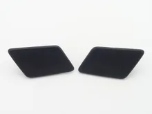 2 Pcs/Pair Car Front Bumper Headlight Washer Jet Nozzle Cover Caps for BMW X1 Series E84 2010-2012