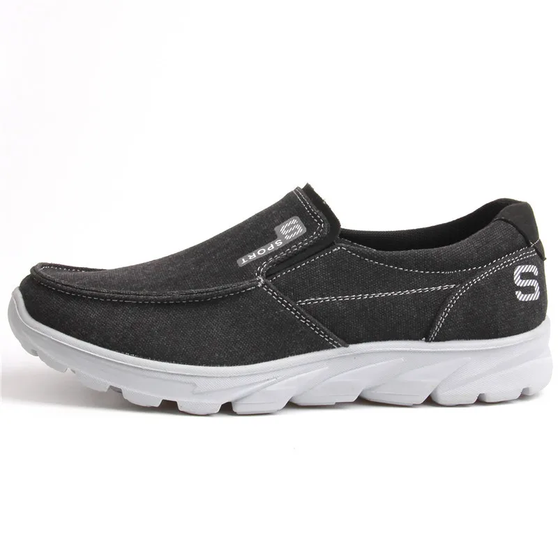 De Été Confortable Occasionnels Respirant Noir Étudiants Léger bleu Mocassins Toile 2018 gris 8 Hommes Chaussures Nouveau Conduite wF5t7CxC