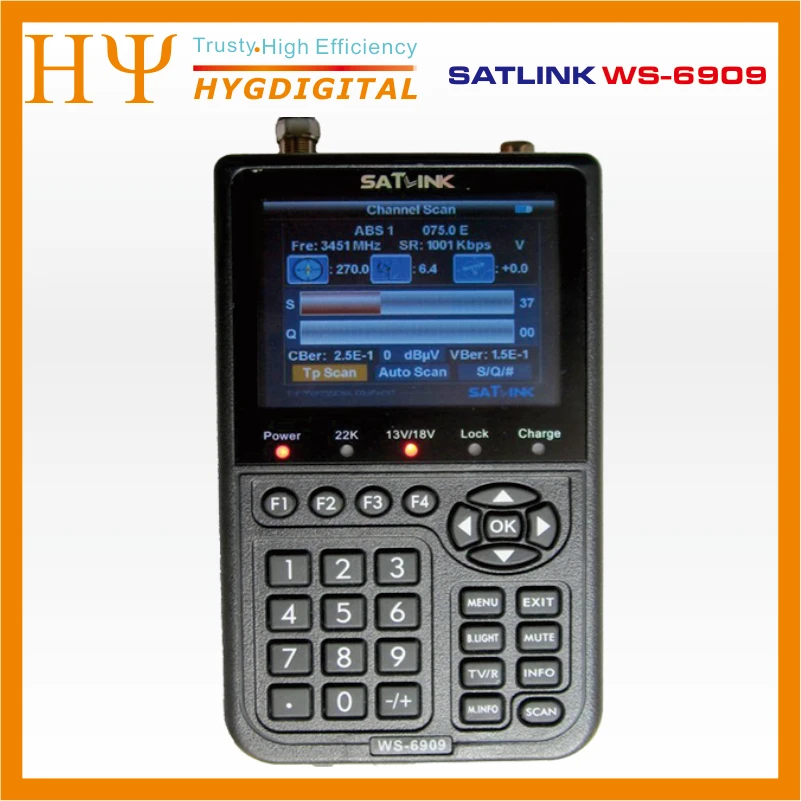 Satlink WS-6909 3," DVB-S& DVB-T комбинированный спутниковый измеритель спутниковый искатель 6909 satlink ws6909