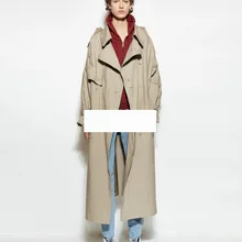 vet ments большой свободный Тренч женские пальто Luang0723