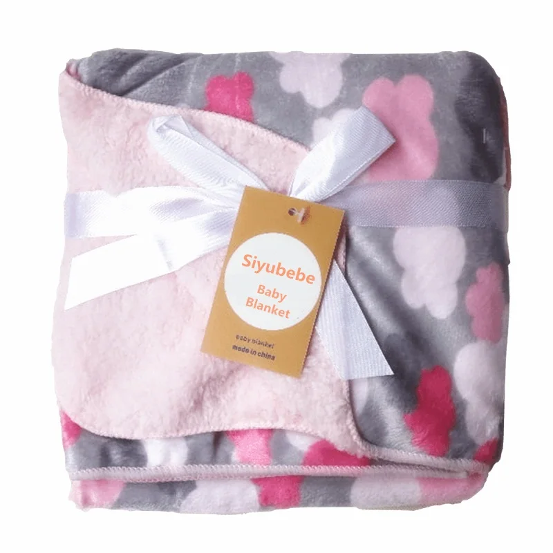 Детское одеяло, новинка, Коралловое Флисовое одеяло, мягкий мультяшный Конверт для младенцев, пеленка для коляски, накидка для новорожденных, детское постельное белье, одеяло s