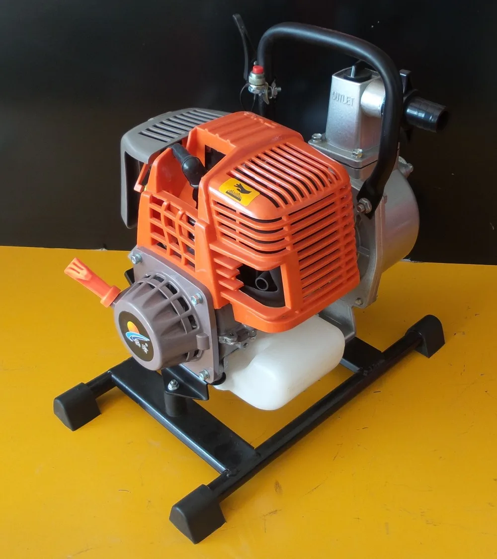 4 stroke gasoline engine protable pump, self priming water pump for