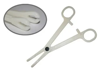 

Disposable Piercing Tool Pre-Sterilized Slotted Sponge Plastic Forceps