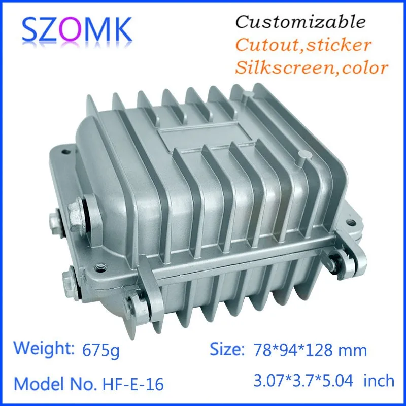

4 PCS/lot power inverter enclosure aluminium housing electronics case for junction box 78x94x128mm