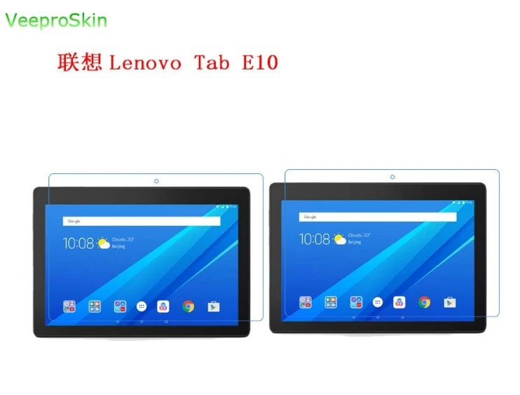 2 шт./лот для Lenovo Tab E10 10 1 дюймов Защитная пленка экрана планшетного ПК HD Глянцевая