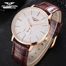 GUANQIN наручные часы Мужские кварцевые часы мужские лучший бренд класса люкс известный наручные часы Бизнес Кварцевые часы Relogio Masculino
