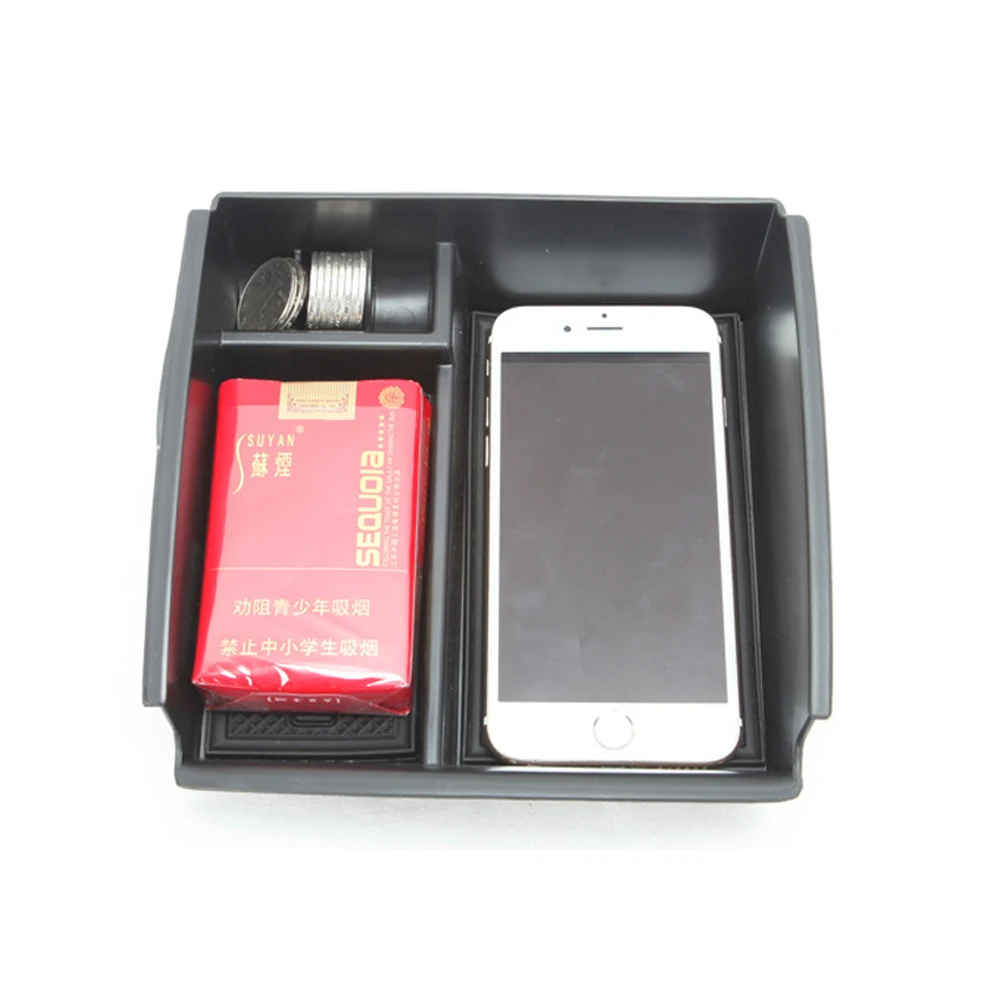 YOSOLO Seat Crevice Storage Box Car Organizer Container Interior Accessories Armrest Storage Box Stowing Tidying Phone Tray