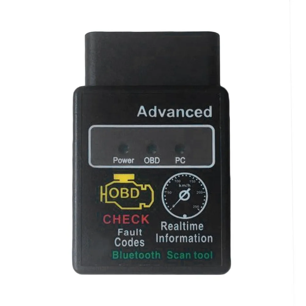 

Small Size Advanced Bluetooth Scan Tool For Car Auto ELM327 OBDII OBD-II OBD2 Portable Black Car Diagnostic Device