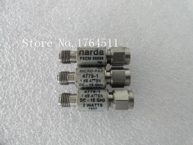 

[BELLA] NARDA 4779-1 DC-18GHz 1dB 2W SMA RF coaxial fixed attenuator