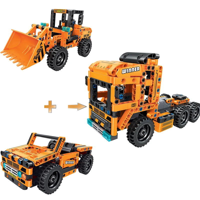 

Jeep Car 200pcs Loader Legoings Technic MOC Vehicle Creator City Building Blocks Bricks DIY Model Toys for children boy Gifts