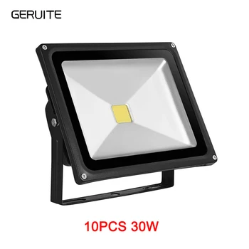 

10pcs LED Flood Light 30W 3000LM IP65 AC 85-265V Proyector Refletor Led Floodlight projecteur led exterieur outdoor lighting