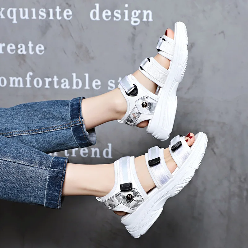 New Women's Sandals Summer High Heels Sandals For Women Chunky Sandal Womens Wedge Platform Shoes Casual Summer platform sandals New Women's Sandals Summer High Heels Sandals For Women Chunky Sandal Womens Wedge Platform Shoes Casual Summer platform sandals
