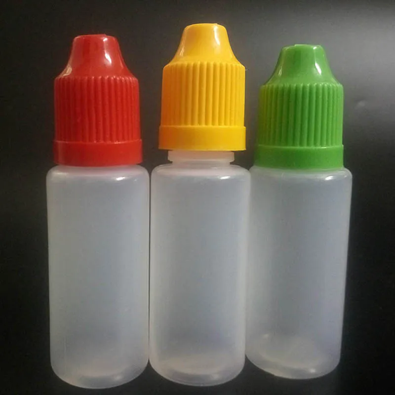 

PE 15ml Plastic Dropper Bottle Electronic Cigarette ego E Cig ce4 With Childproof Cap Empty Liquid bottle Dropper Bottle