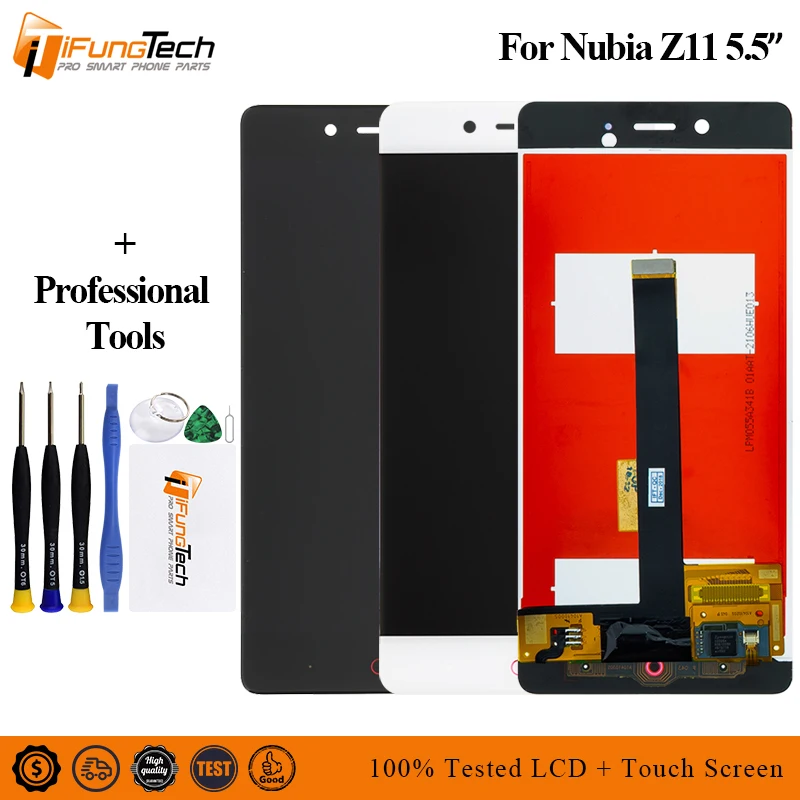 Бесплатная доставка Для ZTE Nubia Z11 NX531J ЖК-дисплей сенсорный экран дигитайзер стекло