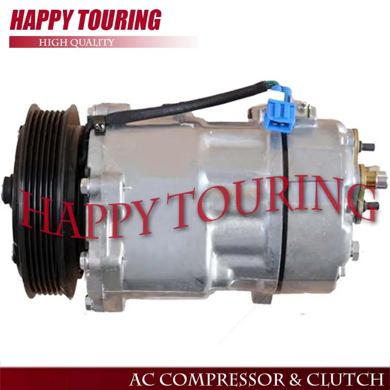 SD7V16 A/компрессор кондиционера для VW TRANSPORTER Характеристическая вязкость полимера 90-03 LT 28-35 28-46 II 96-06 7D0820805H 7D0820805K 7D0820805C 7D0820805G