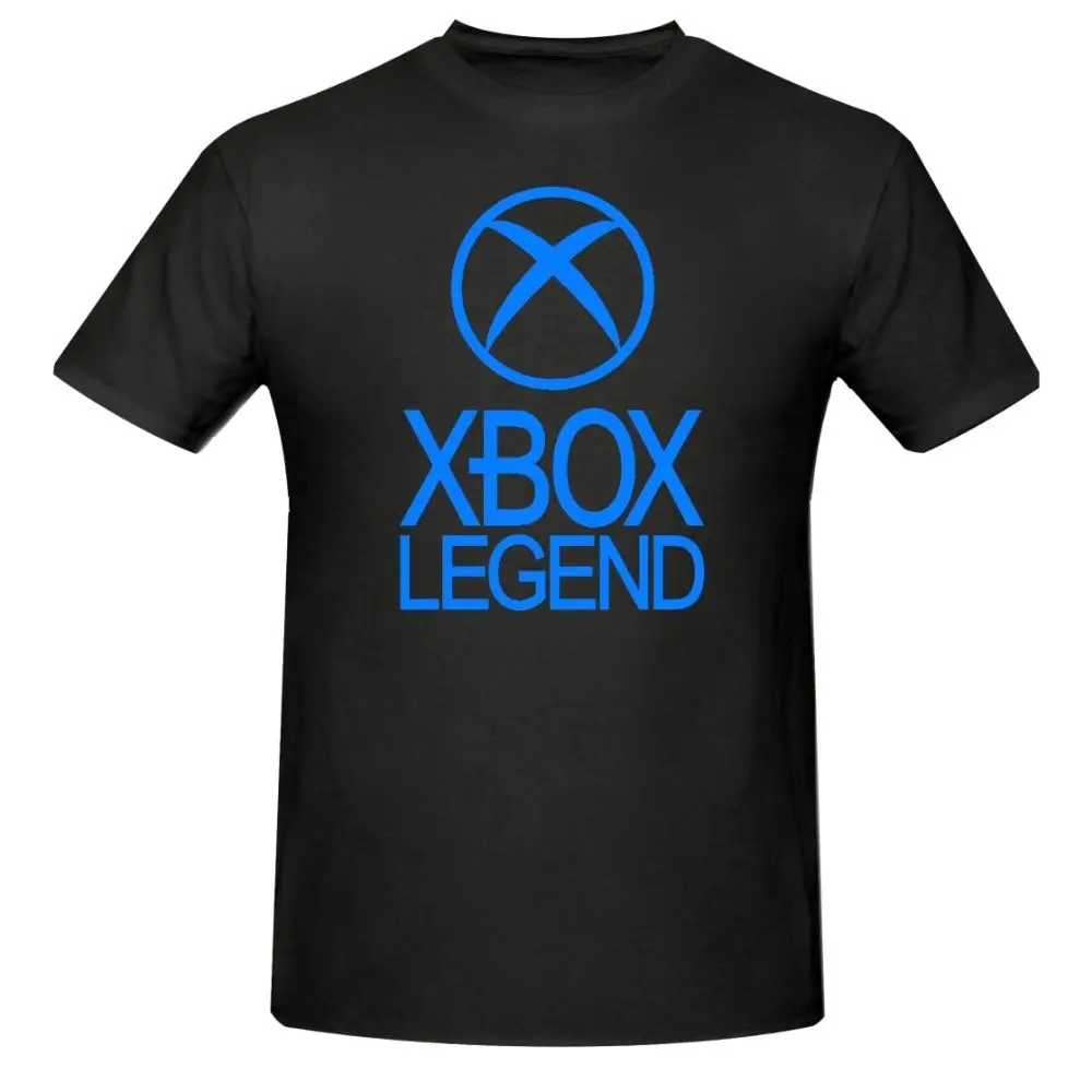Свет Экипажа Шея Короткая Xbox Легенда Детская Футболка Синий Логотип Дети Майка