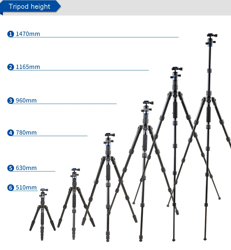Benro IF19 штатив алюминиевый Портативный дорожные штативы для Камера завернутыми монопод 5 Раздел сумка Максимальная нагрузка 8 кг DHL
