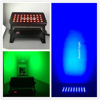 

6 pieces outdoor wall washer led rgbwa 4in1 led city color 36x15w dmx led washing light