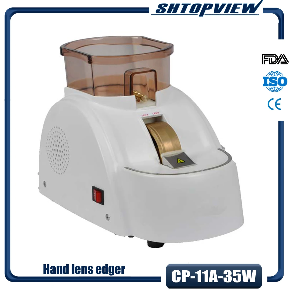 CP 11A 35W New lens polishing machine hand lens edger double wheel holder and big power motorin