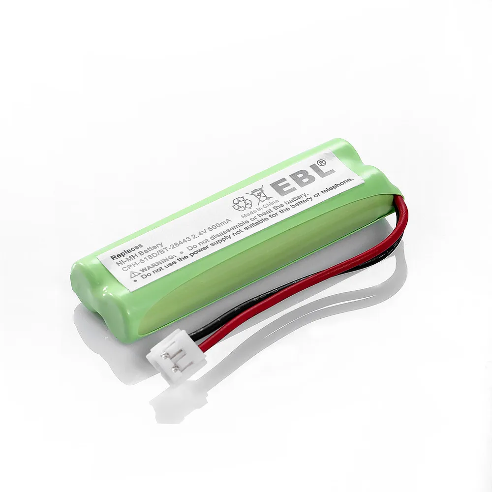 EBL 500mAh 2 4 v сменный никель металлогидридный Аккумулятор для Vtech Аккумуляторы