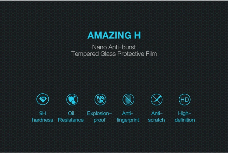Huawei P20 Pro Lite Honor 8 Защитная стеклянная пленка NILLKIN Amazing H Nanometer 9H Защитная стеклянная пленка