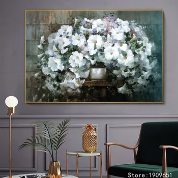 

cotton no frame classical impression flower canvas printings oil painting printed on cotton home wall art decoration picture