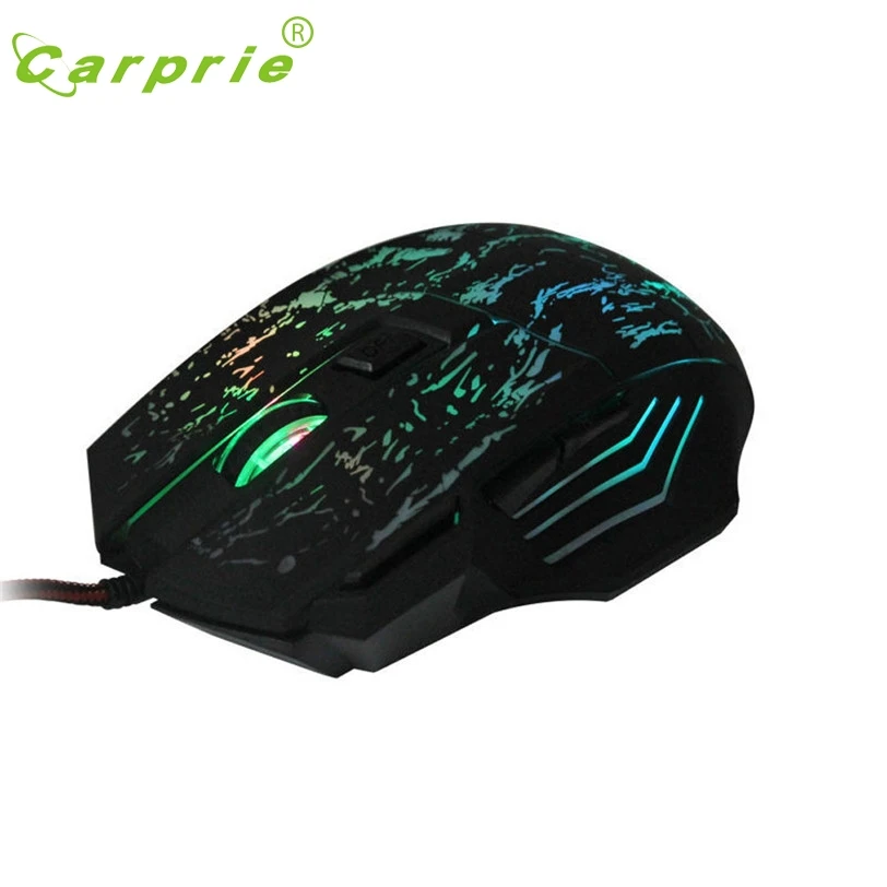 

CARPRIE 5500 DPI 7D Buttons LED Wired Gaming Mouse For PC Laptop QF28 Dropshipping