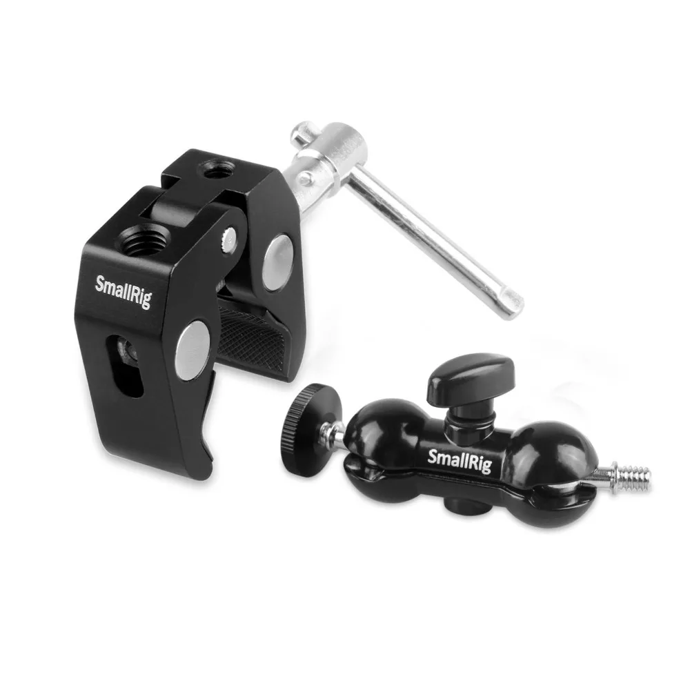 Preise SmallRig Multi funktion Doppel Kugelkopf Arm Clamp Für DJI Ronin Gimbal DSLR Kamera + Locking Knob Kit Zu Montieren monitore Led 1138